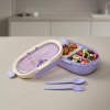 Lunch box Fissman 850 ml z 3 komorami (niebieski) 
